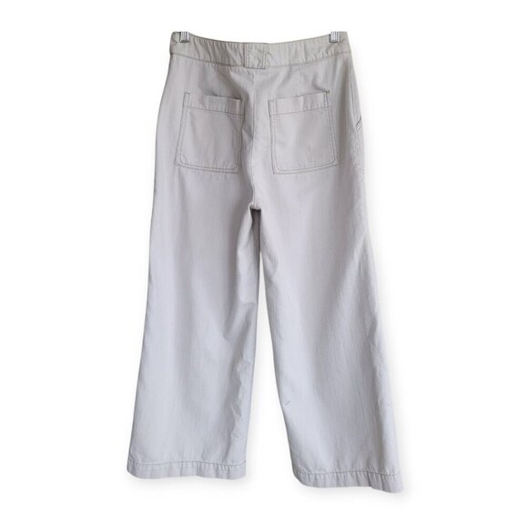 Anthropologie Porter Khaki Cropped Pants 8 - Picture 6 of 16